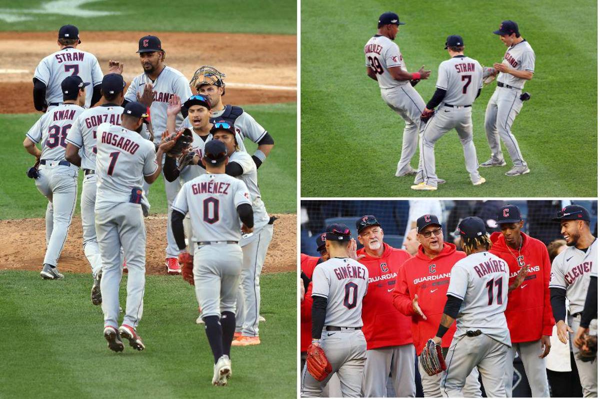 Guardianes vencen a Yankees e igualan la Serie Divisional en las Grandes Ligas de Béisbol