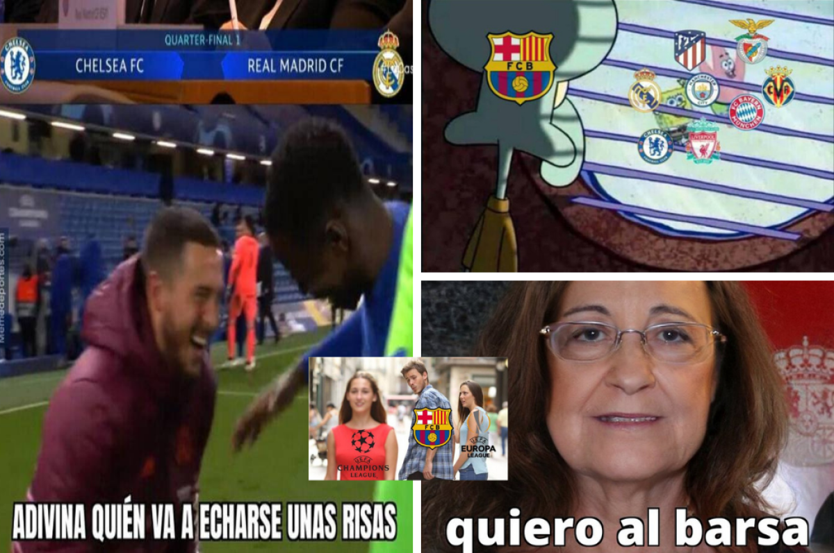 Trituran a Real Madrid y Barcelona: Los jocosos memes de los sorteos de Champions y Europa League