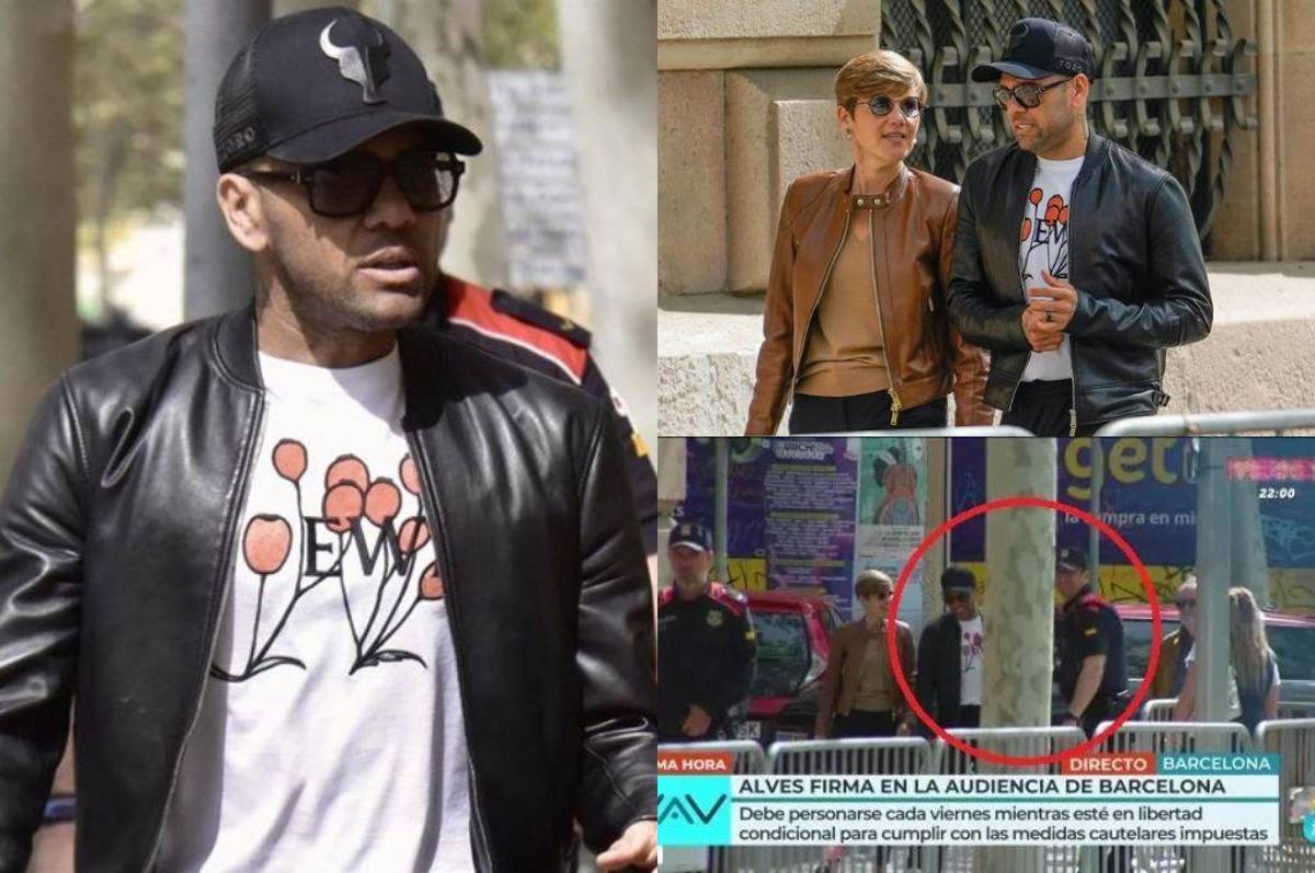 El polémico gesto de Dani Alves con un policía que causó indignación: “Ponemos alfombra roja como si fuera un héroe”