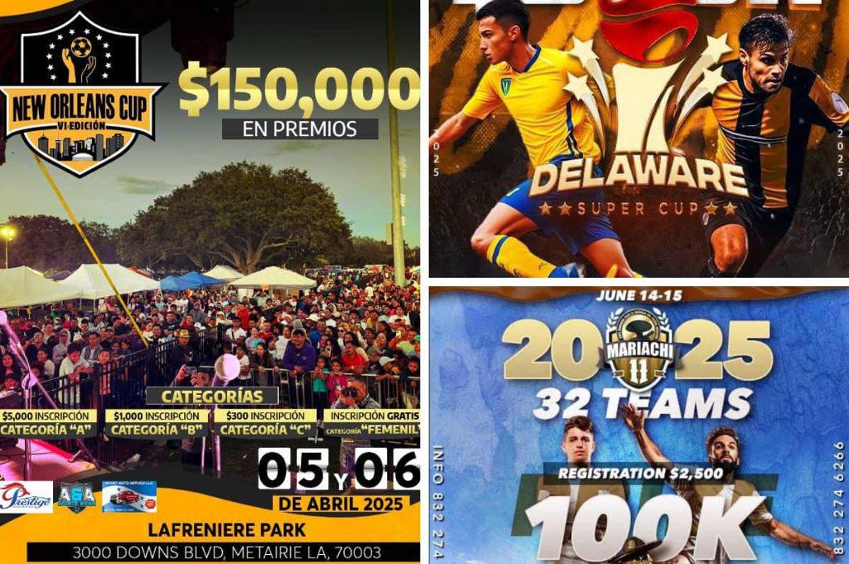 ¡Hasta 300 mil dólares en premios! Conoce las mejores copas del fútbol amateur en Estados Unidos en 2025