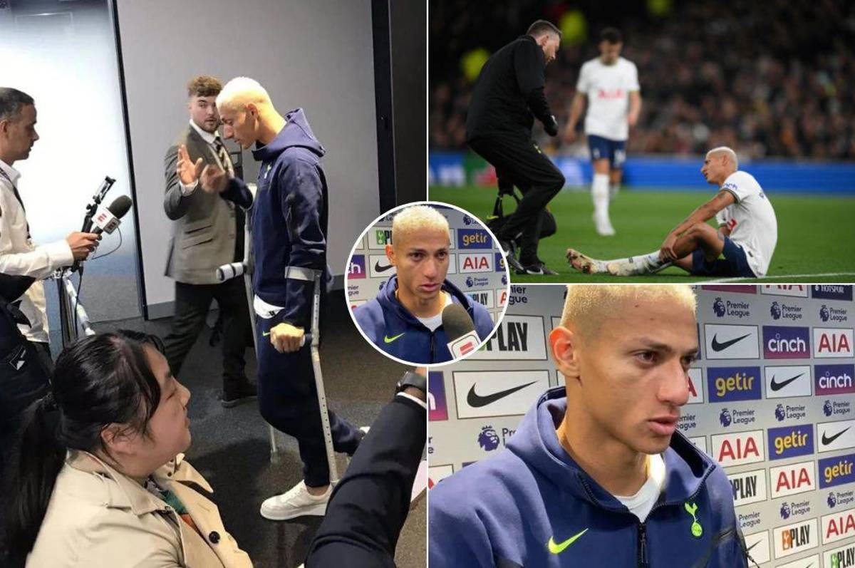 ¡Alarma en Brasil de cara a Qatar 2022! Richarlison se retiró del estadio en muletas y entre lágrimas