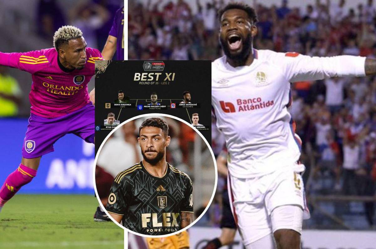 Con dos de Olimpia y uno de Motagua: El mejor 11 de los octavos de ida de la Champions de Concacaf