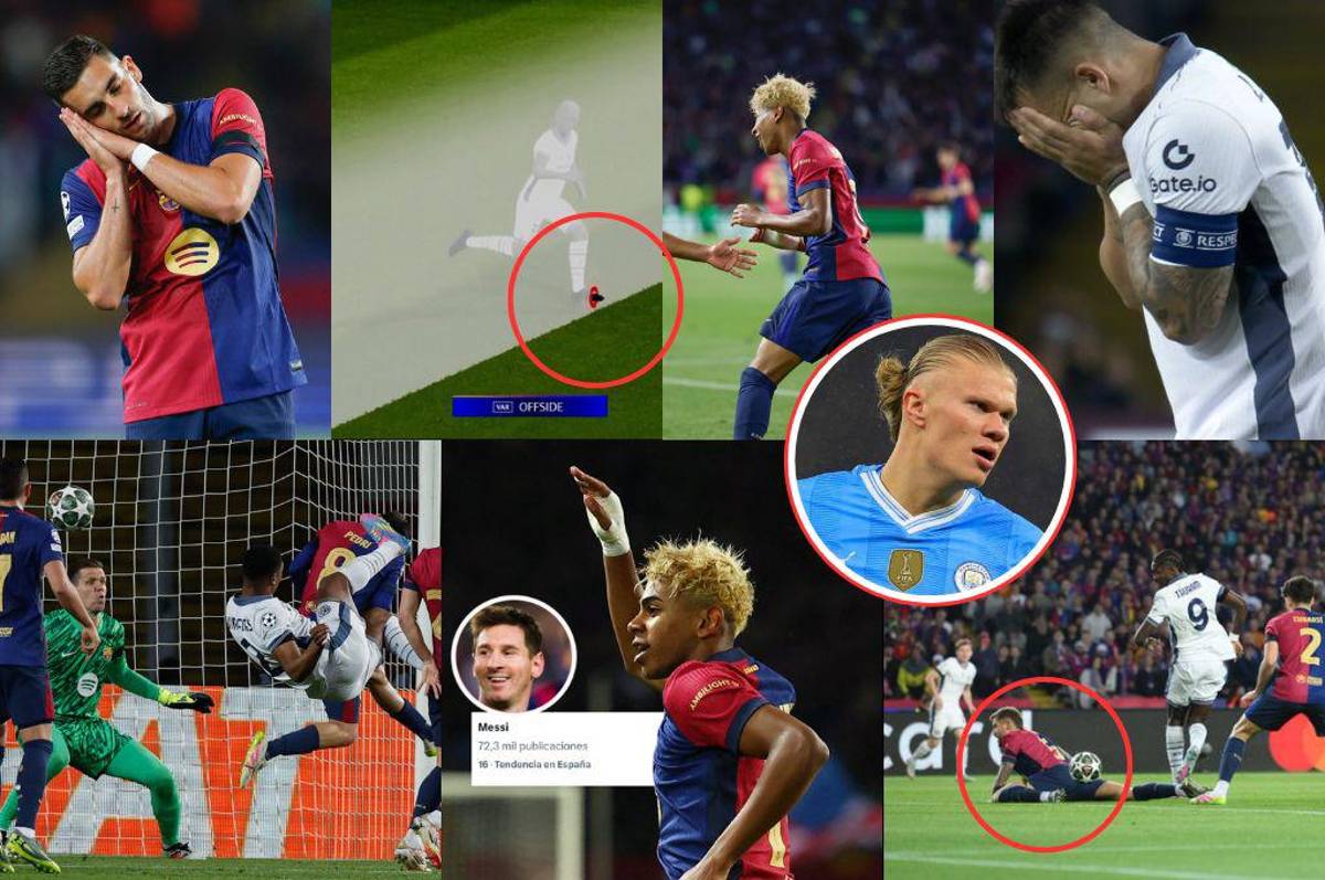 El VAR salvó al Barcelona por un milímetro, Messi 'opaca' a Yamal en redes, Flick tiene nueva pesadilla e Inter recibe tremendo golpe