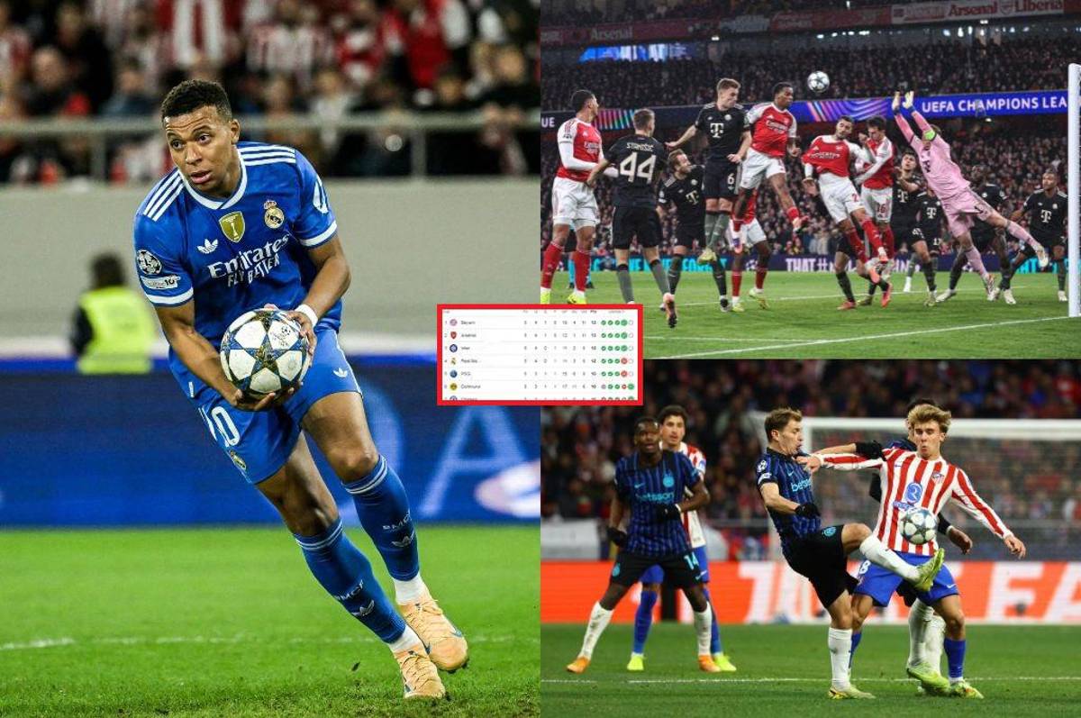 Real Madrid al top, nuevo líder y el impensado puesto de Barcelona: así quedó la tabla de posiciones de la Champions