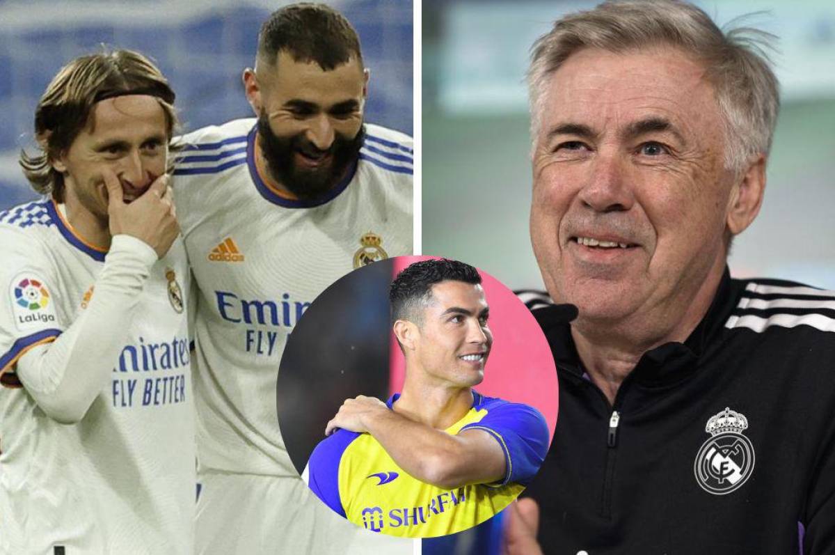 ¿Benzema y Modric junto a Cristiano en Arabia? La tajante respuesta de Ancelotti sobre el futuro de sus cracks