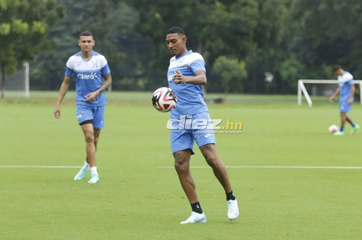 Así fue el entreno de Honduras tras el gane ante México: alegría total de Luis Palma y el jugador que trabajó en solitario