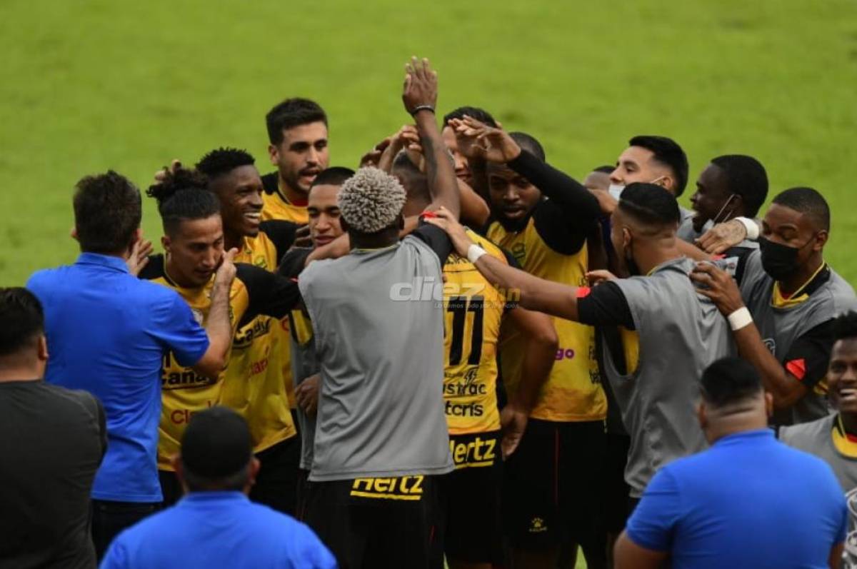 Real España venció dos veces al Olimpia, una al Marathón y otra al Motagua durante esta buena racha.