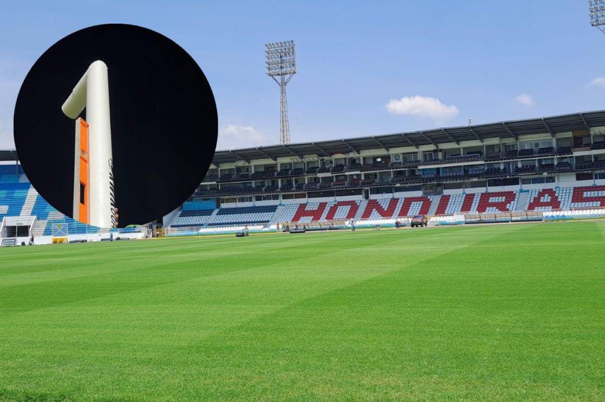Pulen los últimos detalles del estadio Nacional Chelato Uclés para la final del torneo Clausura Olimpia-Olancho