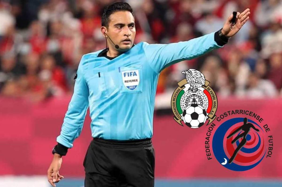 Saíd Martínez ha sido seleccionado por Concacaf para pitar el juego eliminatorio México vs Costa Rica