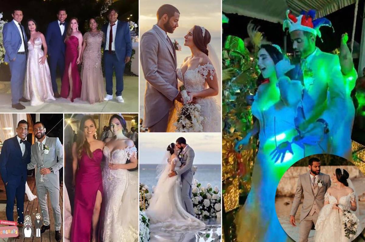 Así fue la espectacular boda de Edrick Menjívar y su hermosa esposa en Roatán tras conquistar el tetra con Olimpia