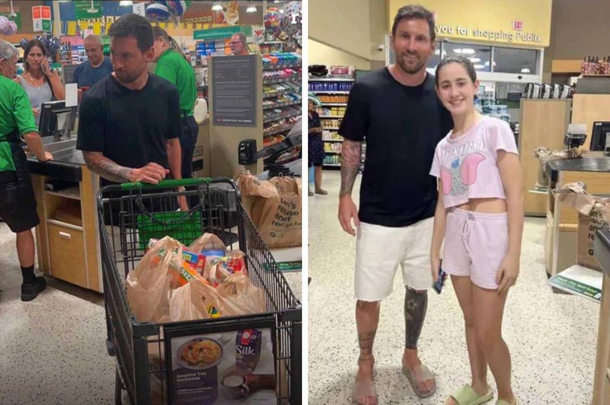 ¡Increíble e inolvidable! Leo Messi estuvo haciendo compras en un supermercado en su llegada a Miami y no lo reconocieron