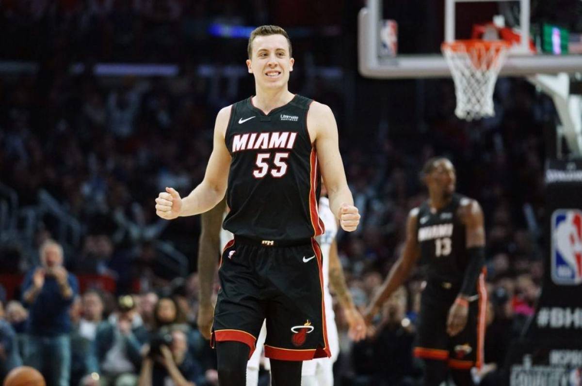 Duncan Robinson consiguió 26 puntos en el juego ante los Pacers.