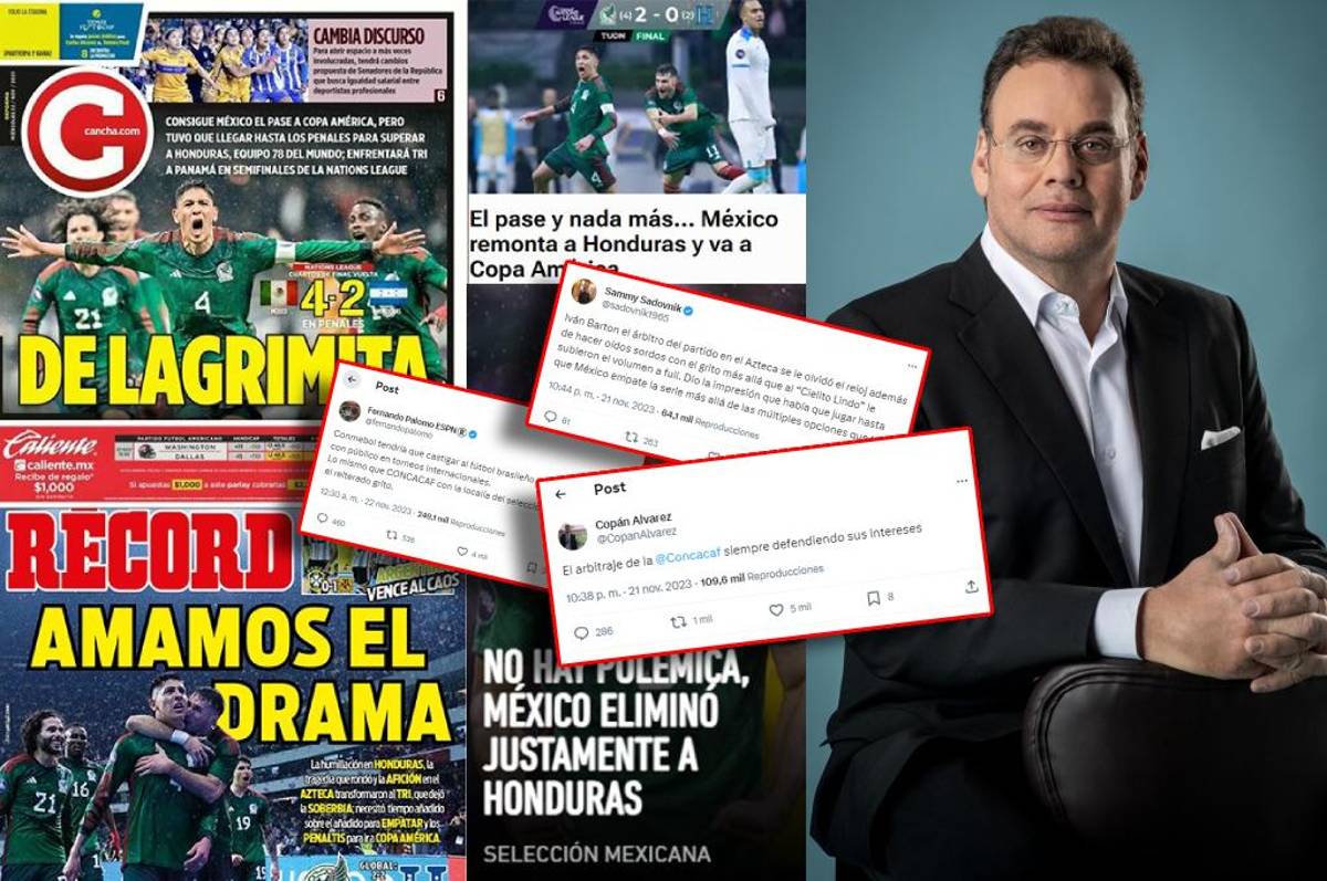 ¡Dardazo de Faitelson a Honduras y atacan a Concacaf! Prensa internacional reacciona al manchado triunfo de México