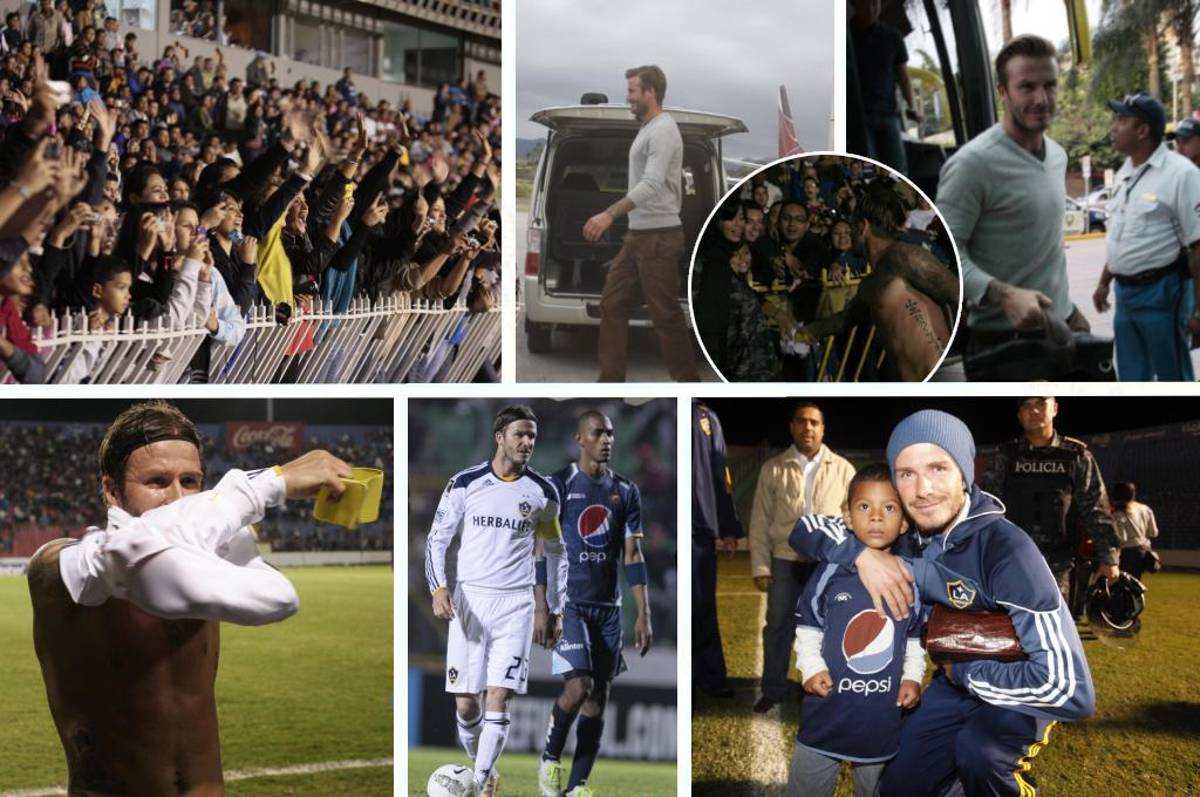 ¡Las mujeres enloquecieron! El día que David Beckham visitó Honduras y el Nacional explotó: ¿a quién regaló su camisa?