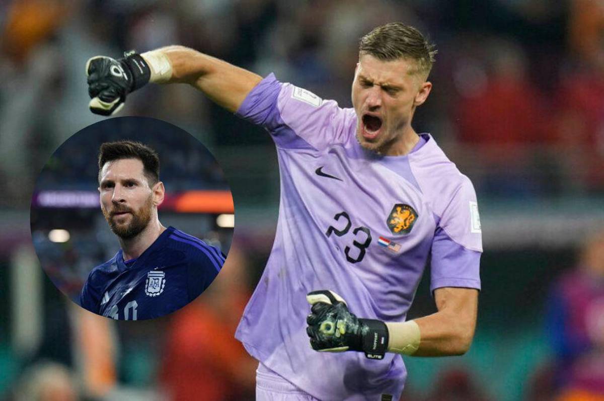 Portero de Países Bajos no le teme a la “Pulga” previo a duelo con Argentina: “Messi es muy bueno pero también falla”