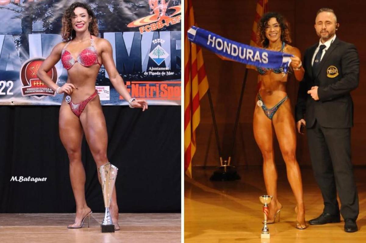 Emigró a España y ahora es reina del fitness: Berta Velásquez, la hondureña que maravilla en el fisicoculturismo
