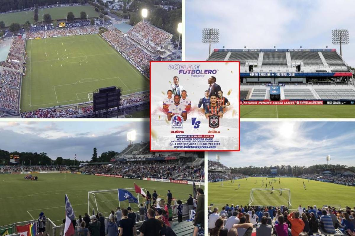 Olimpia vs CD Águila: Así es el Wakemed Soccer Park, el estadio de Carolina del Norte que albergará el vibrante amistoso
