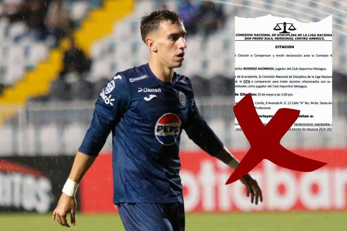 Motagua: Comisión de Disciplina toma determinación con Rodrigo Auzmendi tras sus declaraciones