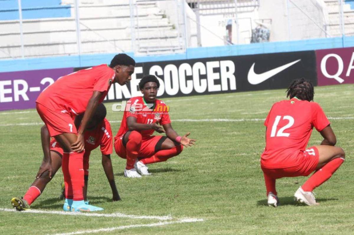 Humillación total la que se llevaron los jugadores de San Cristóbal y Nieves ante Estados Unidos. Foto: Alex Pérez