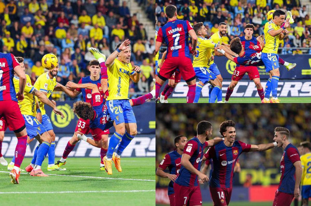 ¡Chilena y tres puntos! Barcelona vence al Cádiz con golazo acrobático de Joao Félix y mete presión al Madrid previo al Clásico