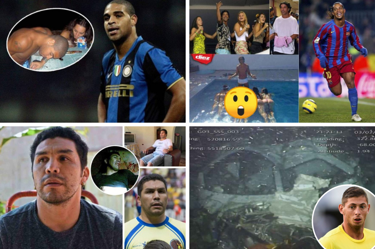 Casi pierde la nariz por su adicción y cinco terminaron muertos: Los futbolistas que tuvieron un triste final