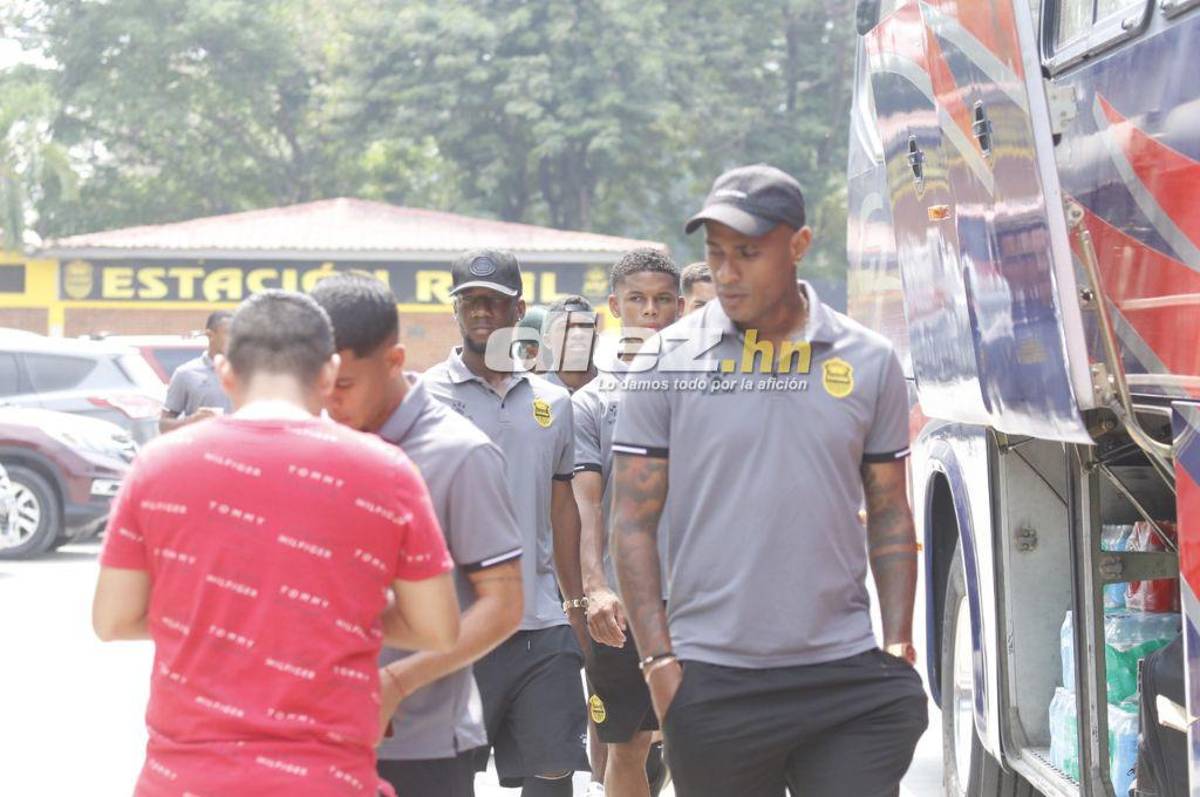Mucho optimismo y con una duda: Así fue la salida de Real España rumbo a Tegucigalpa para enfrentar a Olimpia