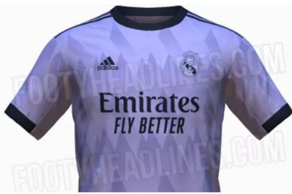 Filtran cómo será la segunda camisa del Real Madrid para la temporada 2022-23; color morado