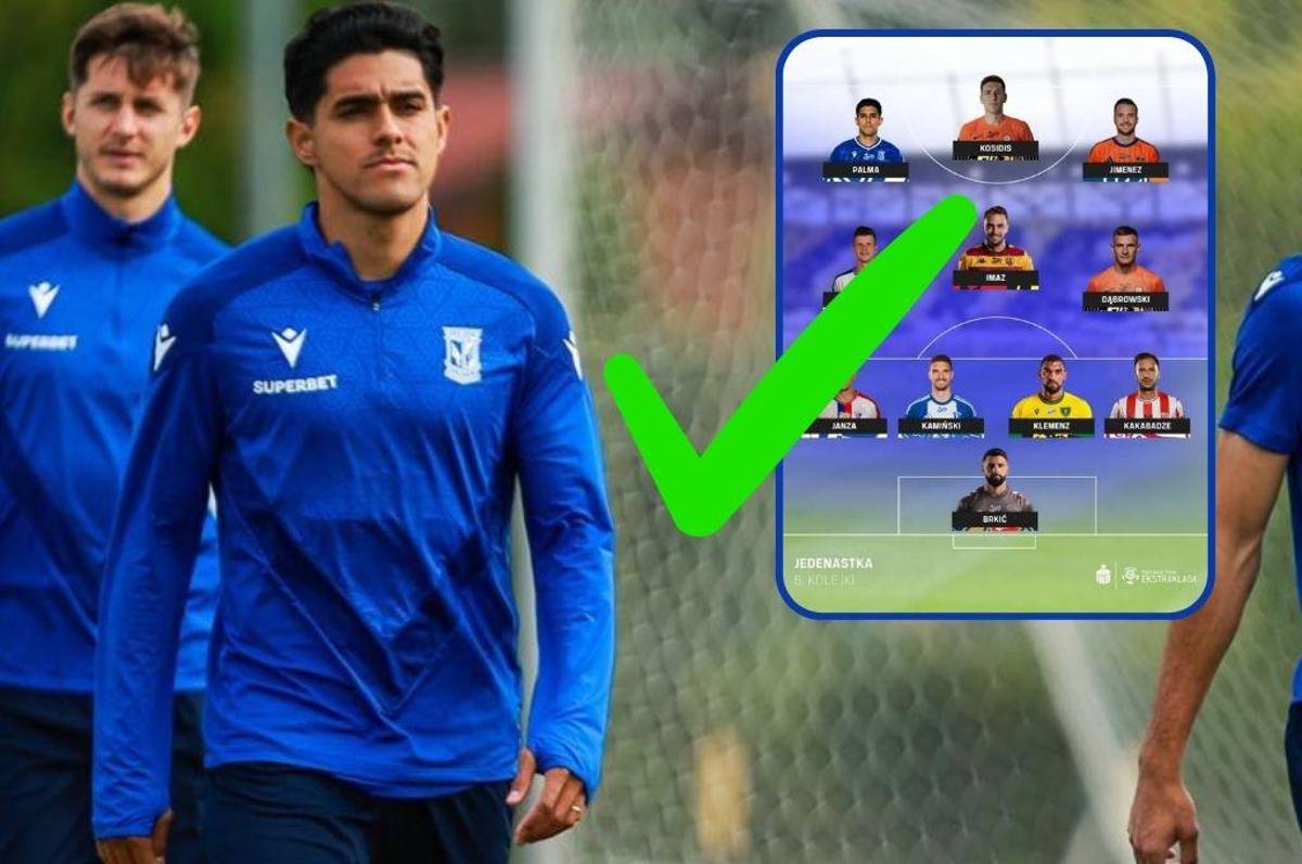 Luis Palma destaca tras su primera anotación con el Lech Poznan y así es galardonado en Polonia