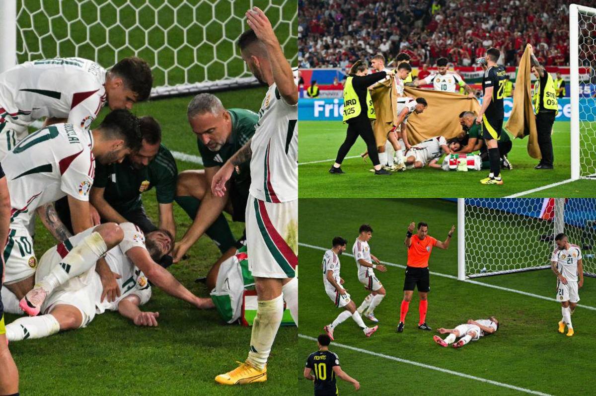 Barnabás Varga: Sale a luz la primera foto del futbolista de Hungría que sufrió conmoción cerebral y fracturas en su cara
