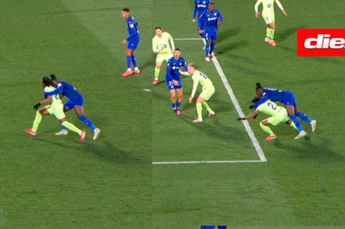 El penal no pitado a Koundé por el VAR, la manotada de Balde y el jugador del Barcelona que denunció insultos racistas