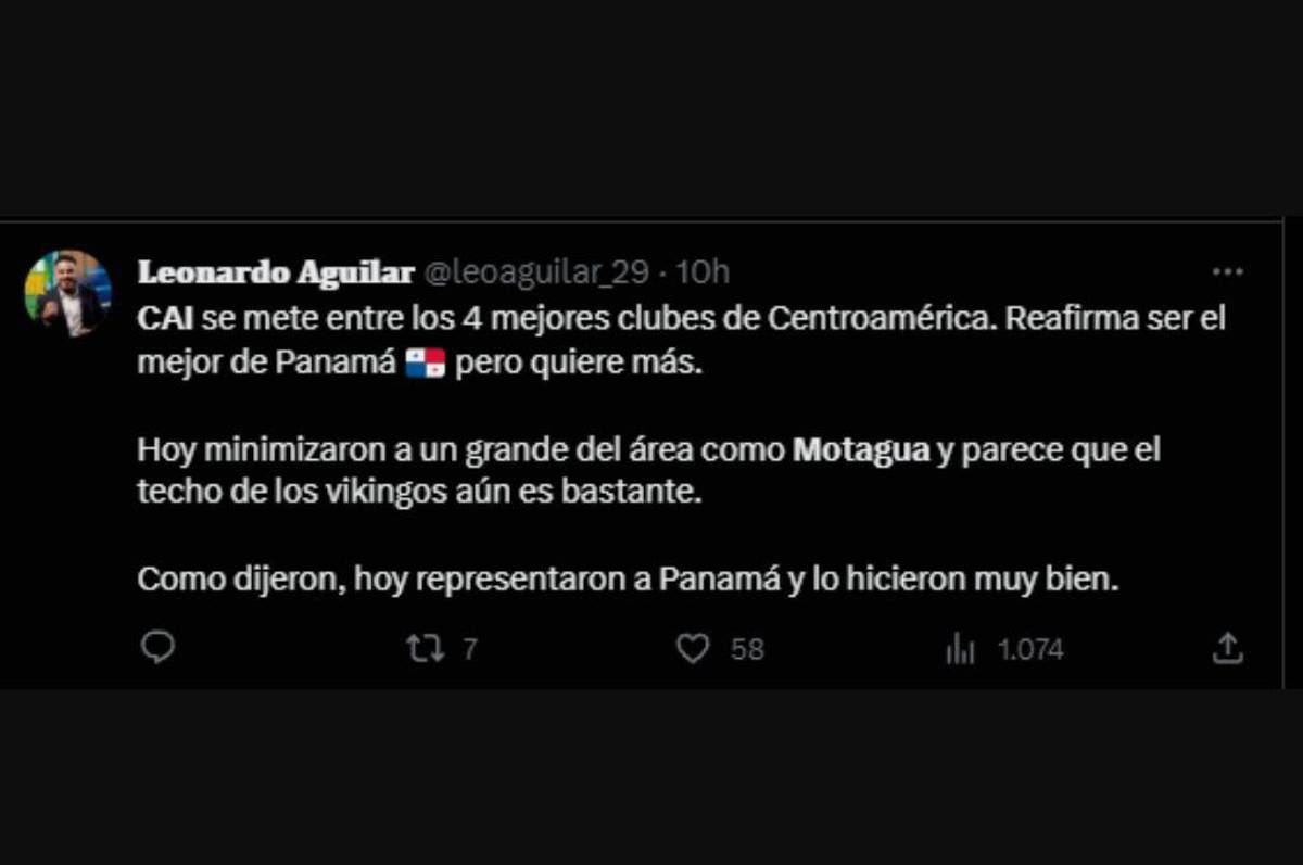 “Hijos en clubes y en selección, ¿Qué país son?”, la casa se respeta”: así reacciona la prensa panameña tras el triunfo del CAI ante Motagua
