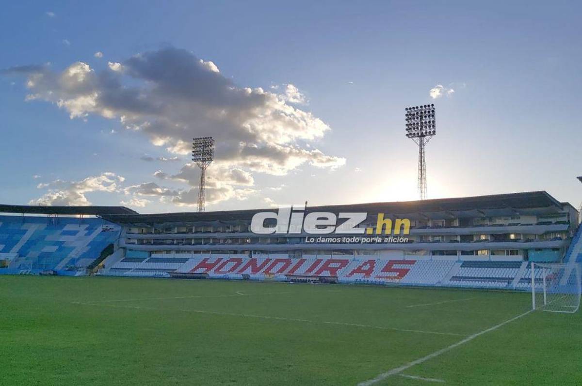 Así pulen el estadio Nacional de Tegucigalpa para la final entre Olimpia y Alajuelense en la Liga Concacaf