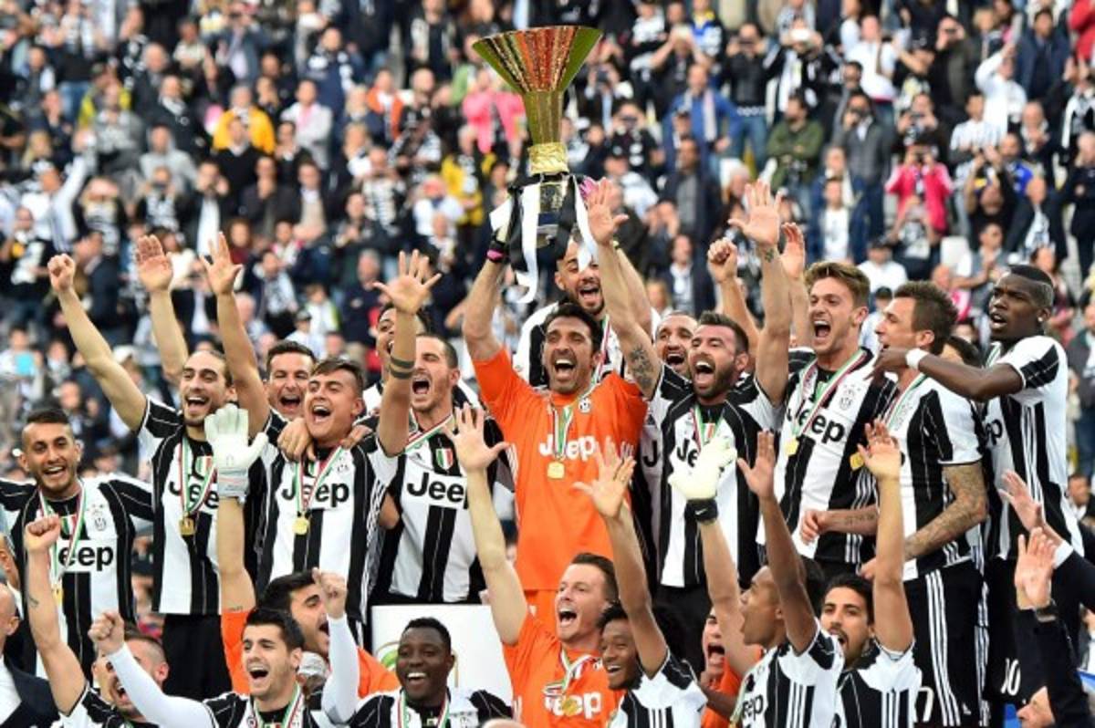 Así celebraron su título de campeón la Juventus y PSG en Europa