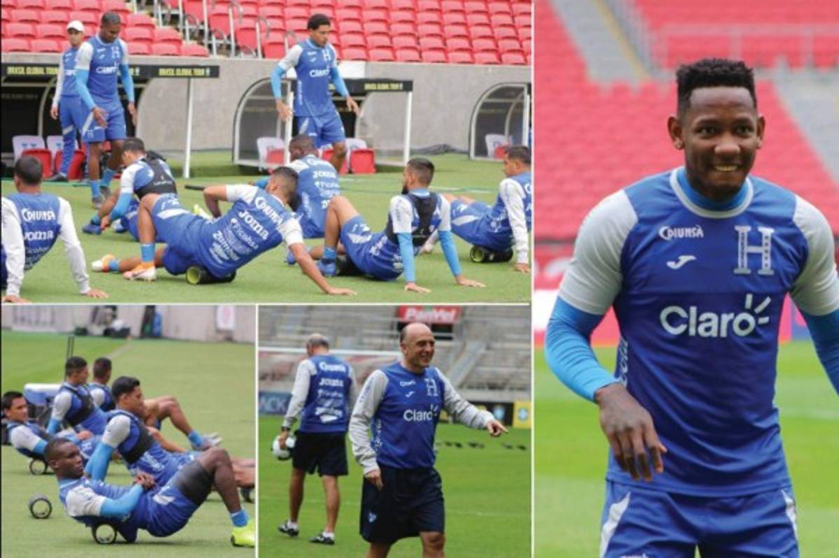 FOTOS: El entreno de Honduras en el Beira-Río previo al juego ante Brasil