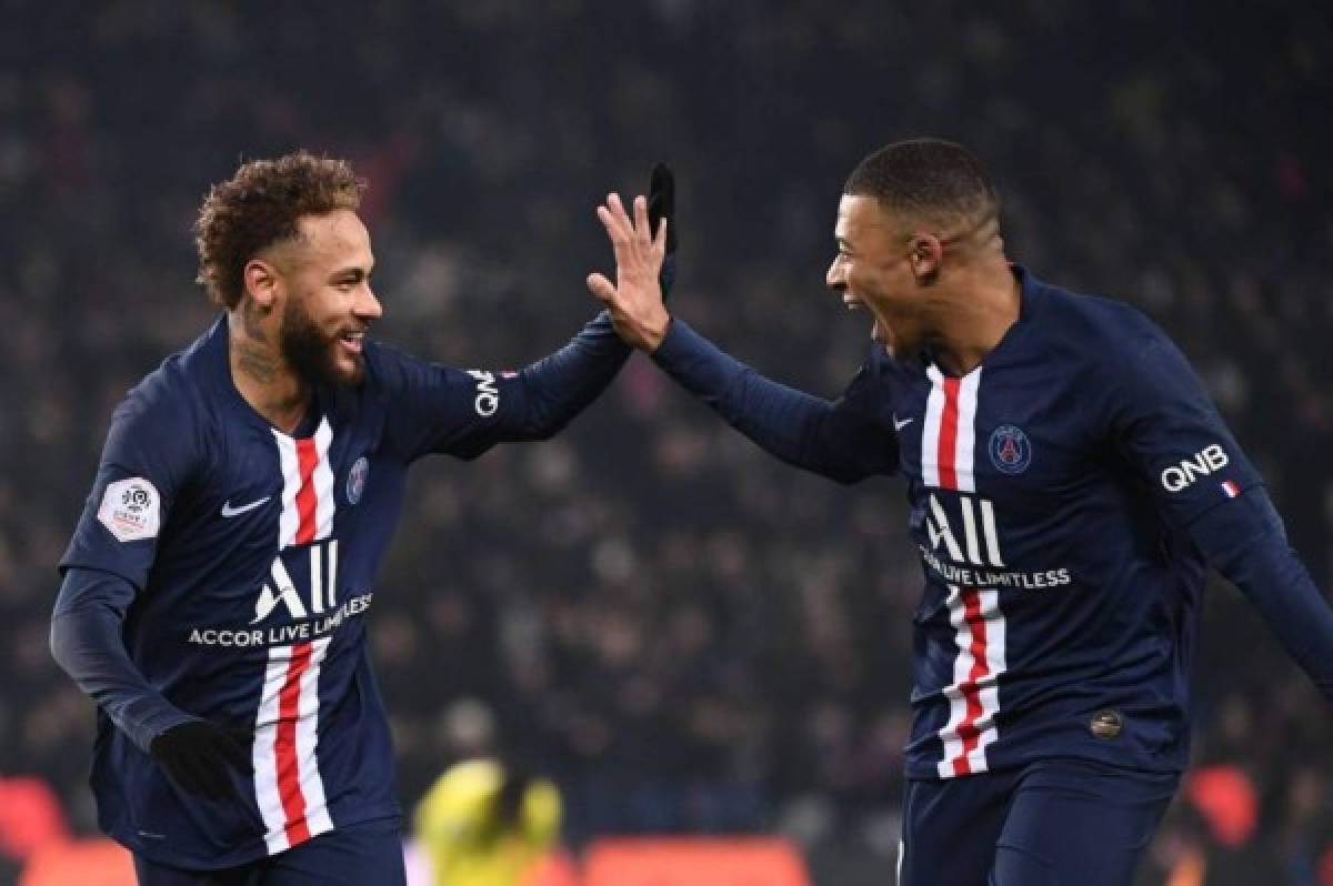 PSG no se plantea un futuro sin Neymar y Mbappé; harán lo que sea por renovarlos