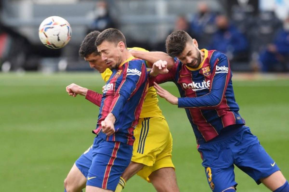 Fotos: Messi frustrado, Choco Lozano festejando con jugadores del Cádiz y tapada de Ledesma