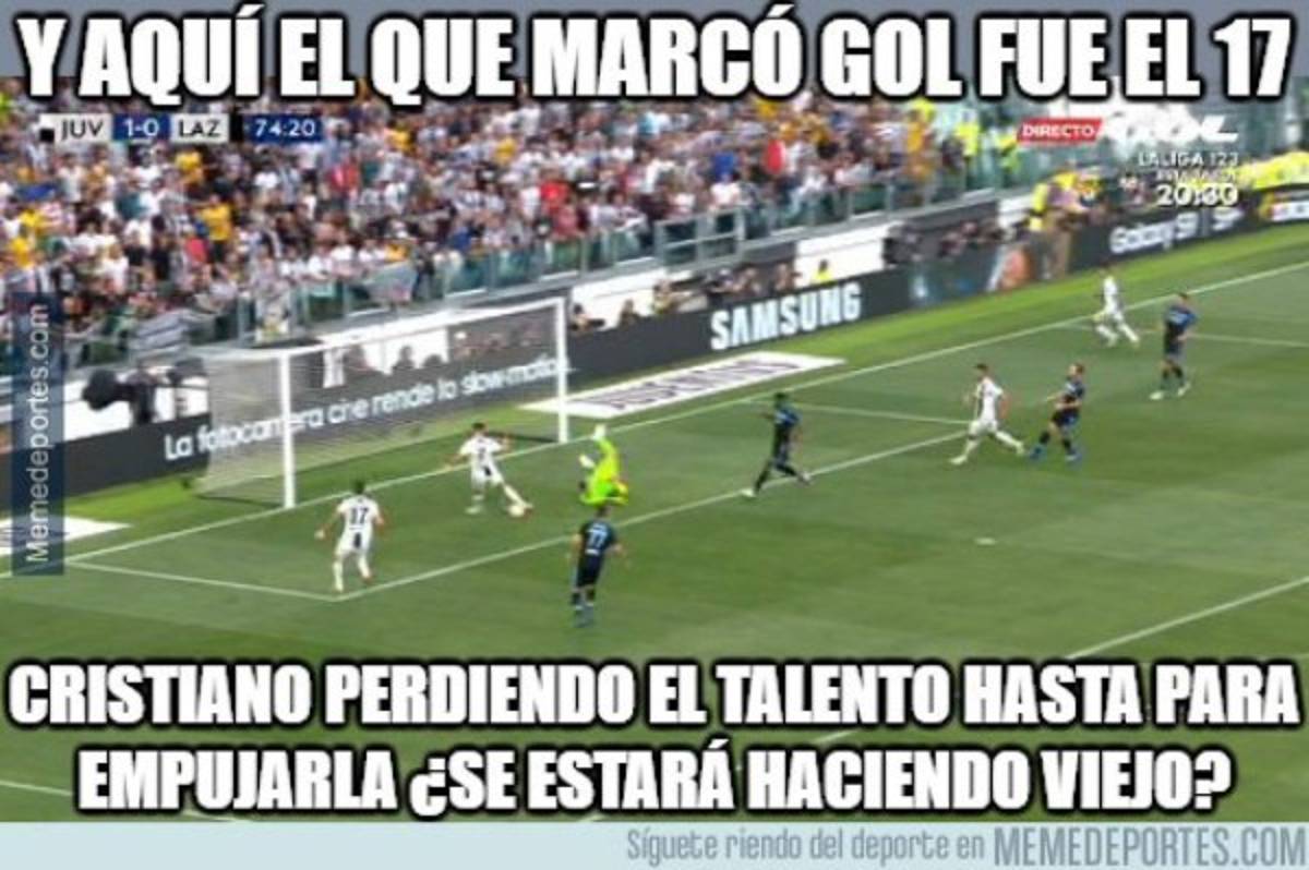 Memes: Acribillan a Cristiano Ronaldo tras no marcar nuevamente con la Juventus