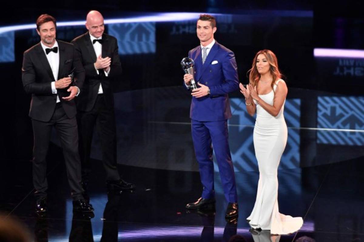 Las imágenes que no se vieron de Cristiano Ronaldo en el Premio The Best