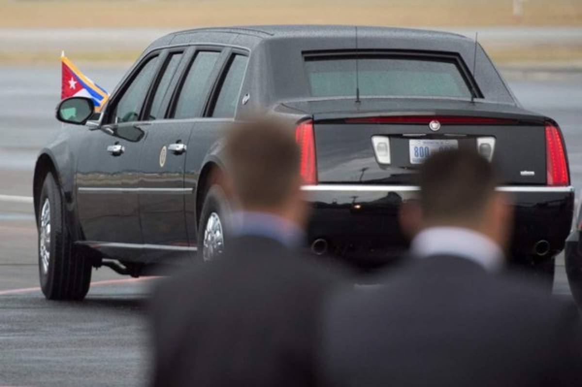 'La Bestia', el nuevo e impenetrable automóvil de Donald Trump