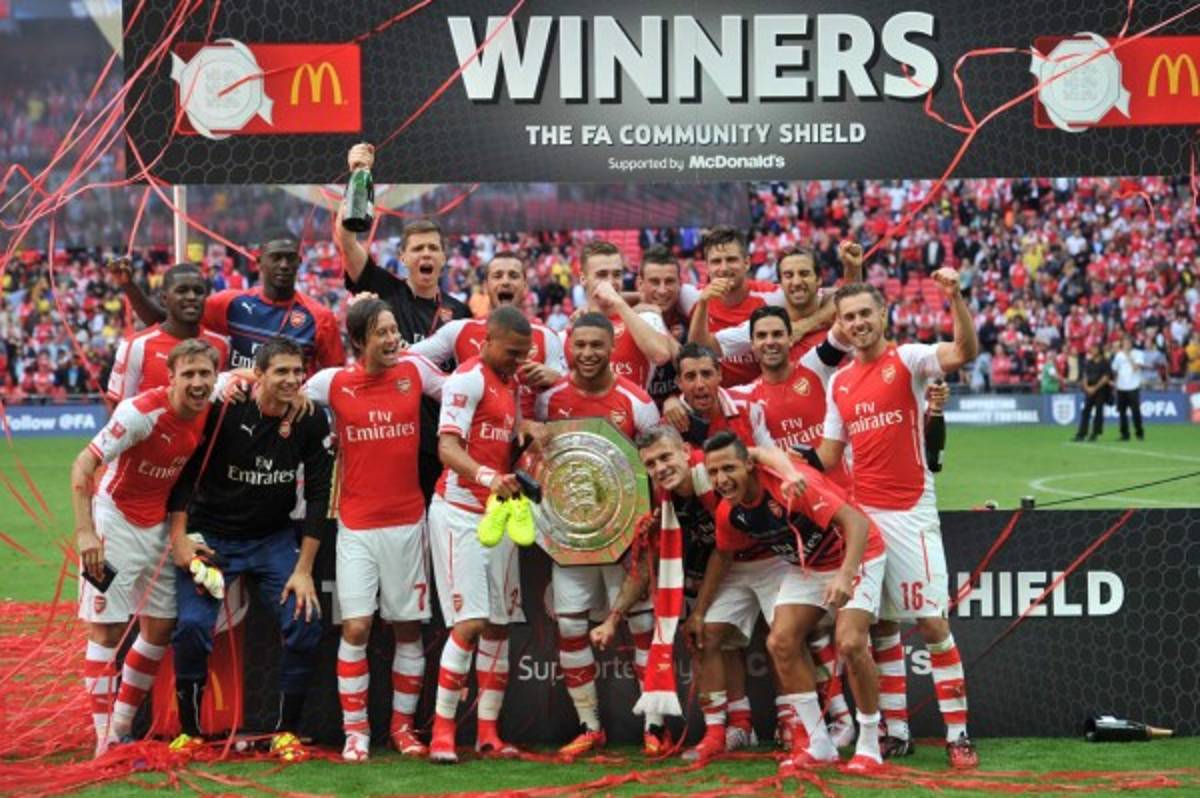 Arsenal es campeón de la Community Shield de Inglaterra