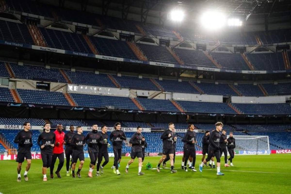 Gesto, tapada y una sonrisa: Keylor Navas volvió a pisar el Santiago Bernabéu previo al Real Madrid-PSG