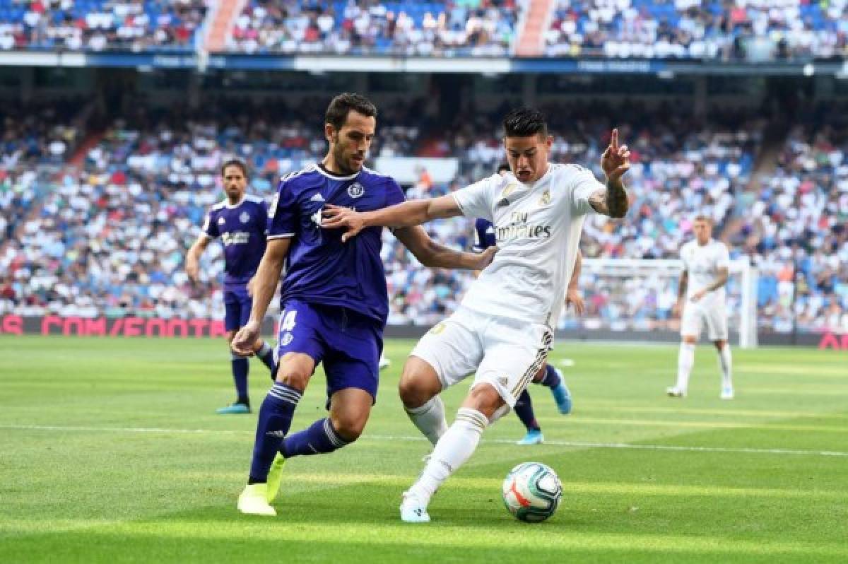 FOTOS: Así vivió James su vuelta al Bernabéu y la insólita imagen de Keylor Navas  