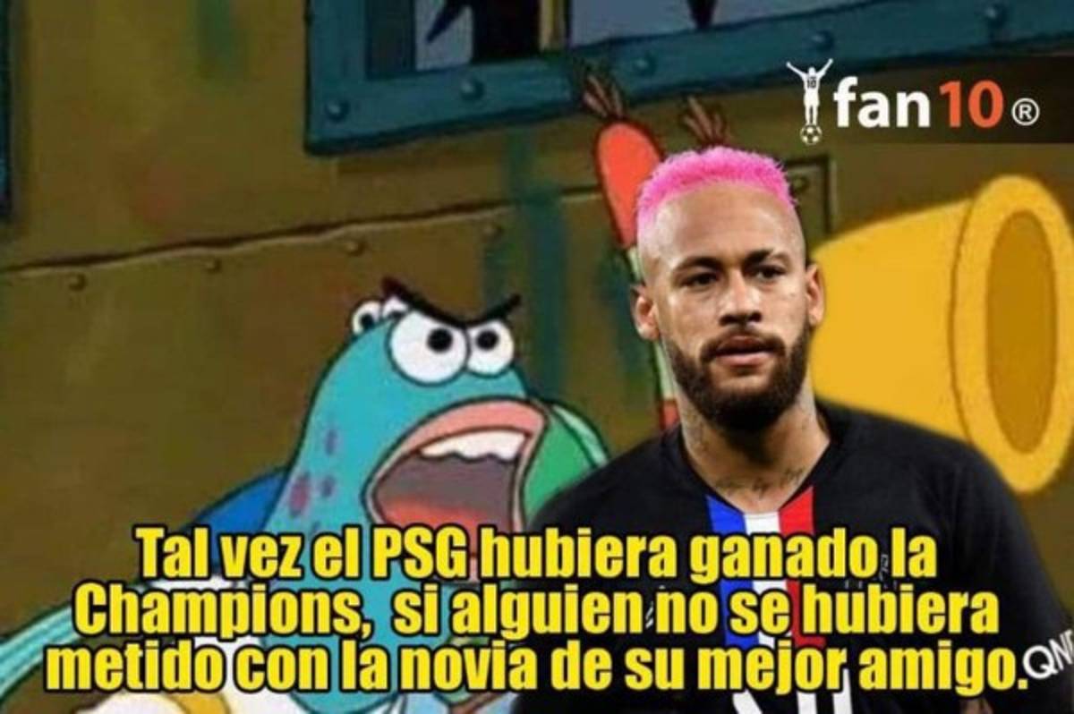 Los otros memes que no has visto donde hacen pedazos a Neymar y PSG por perder la Champions&nbsp;&nbsp;