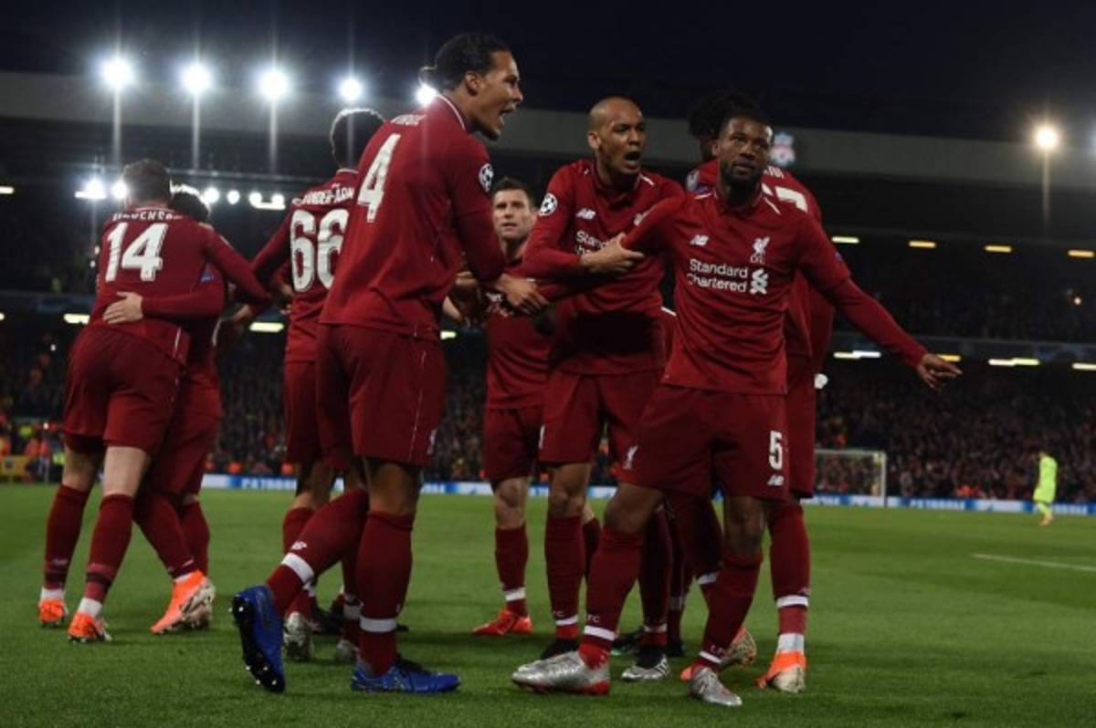 ¡ÉPICO! Así celebraron los jugadores del Liverpool luego de eliminar a Barcelona
