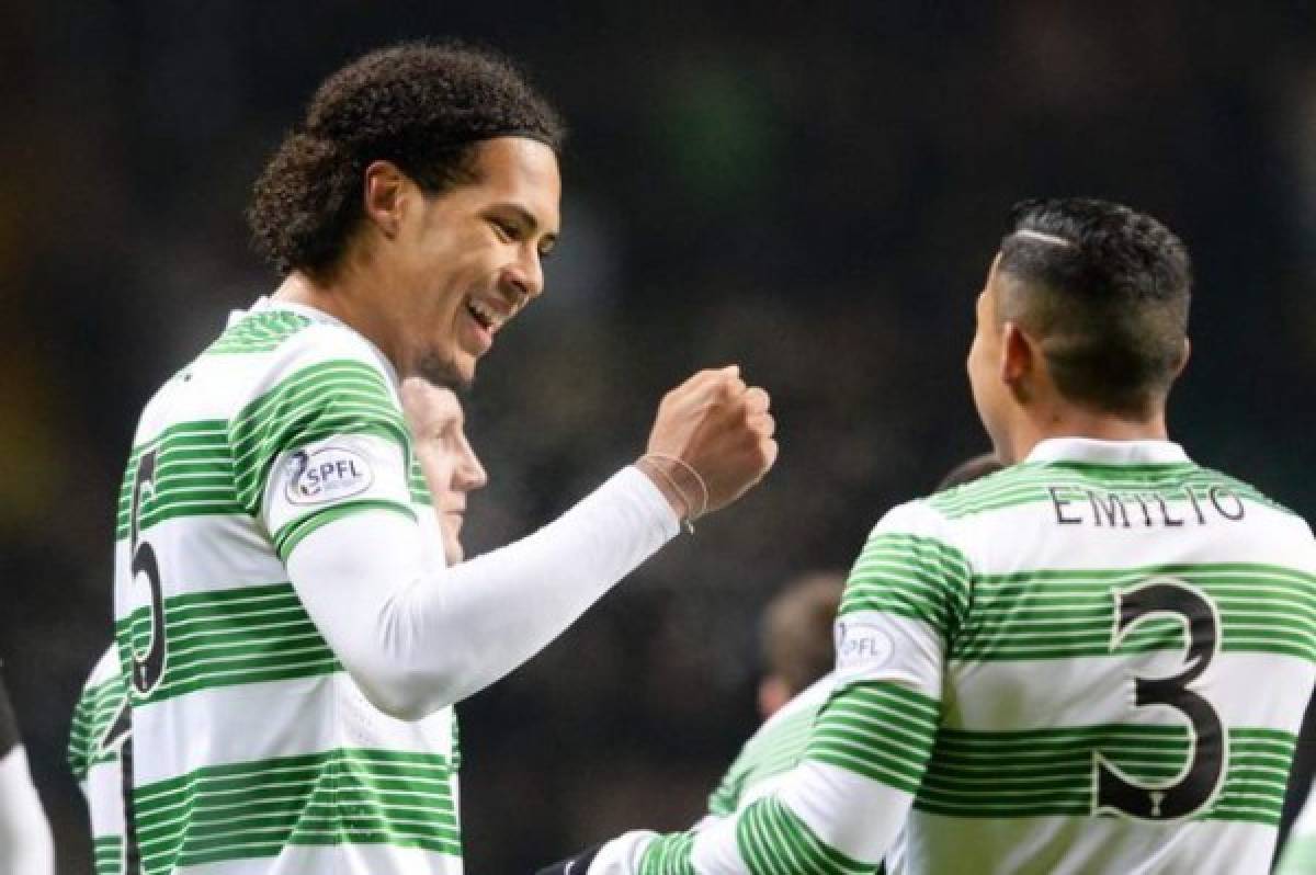 Van Dijk, el mejor defensa de la actualidad que jugó con Emilio Izaguirre en el Celtic