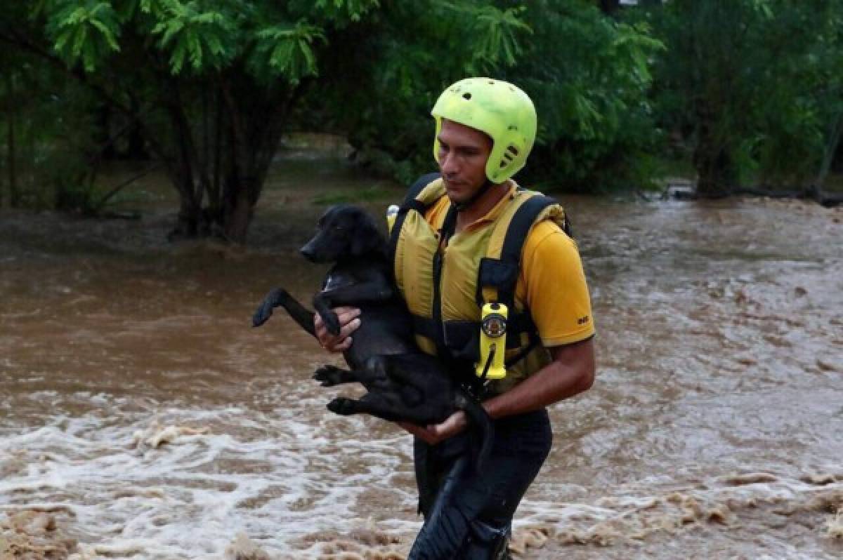 Los estragos causados por lluvias en Costa Rica a pocas horas el choque con Honduras