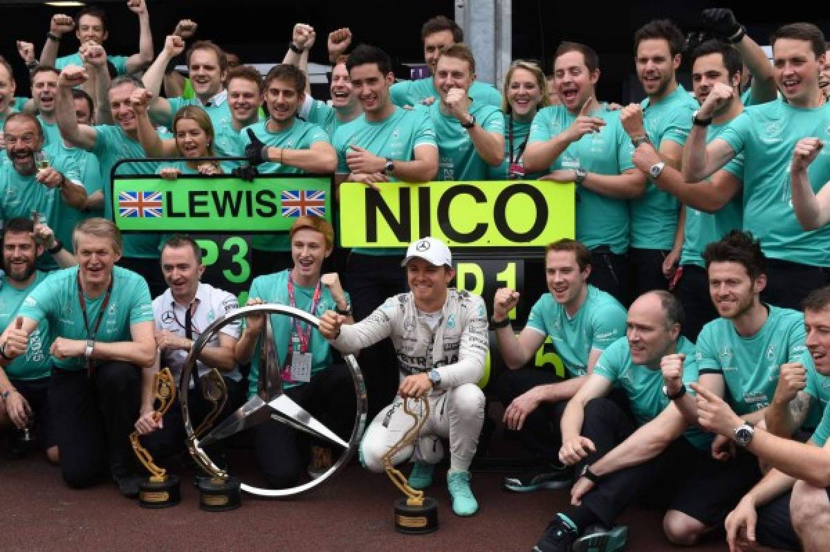 Rosberg gana el Gran Premio de Mónaco por tercer año consecutivo