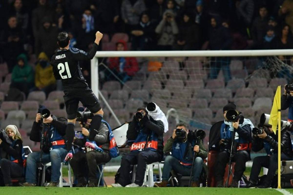 Las mejores imágenes del Napoli vs Real Madrid