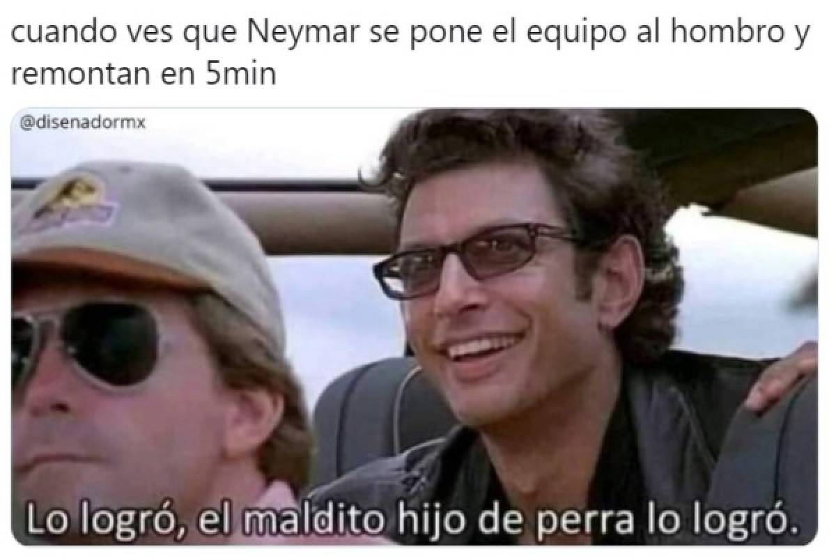 ¡Vinícius es protagonista! PSG se mete a semifinales, pero los memes despedazan a Neymar