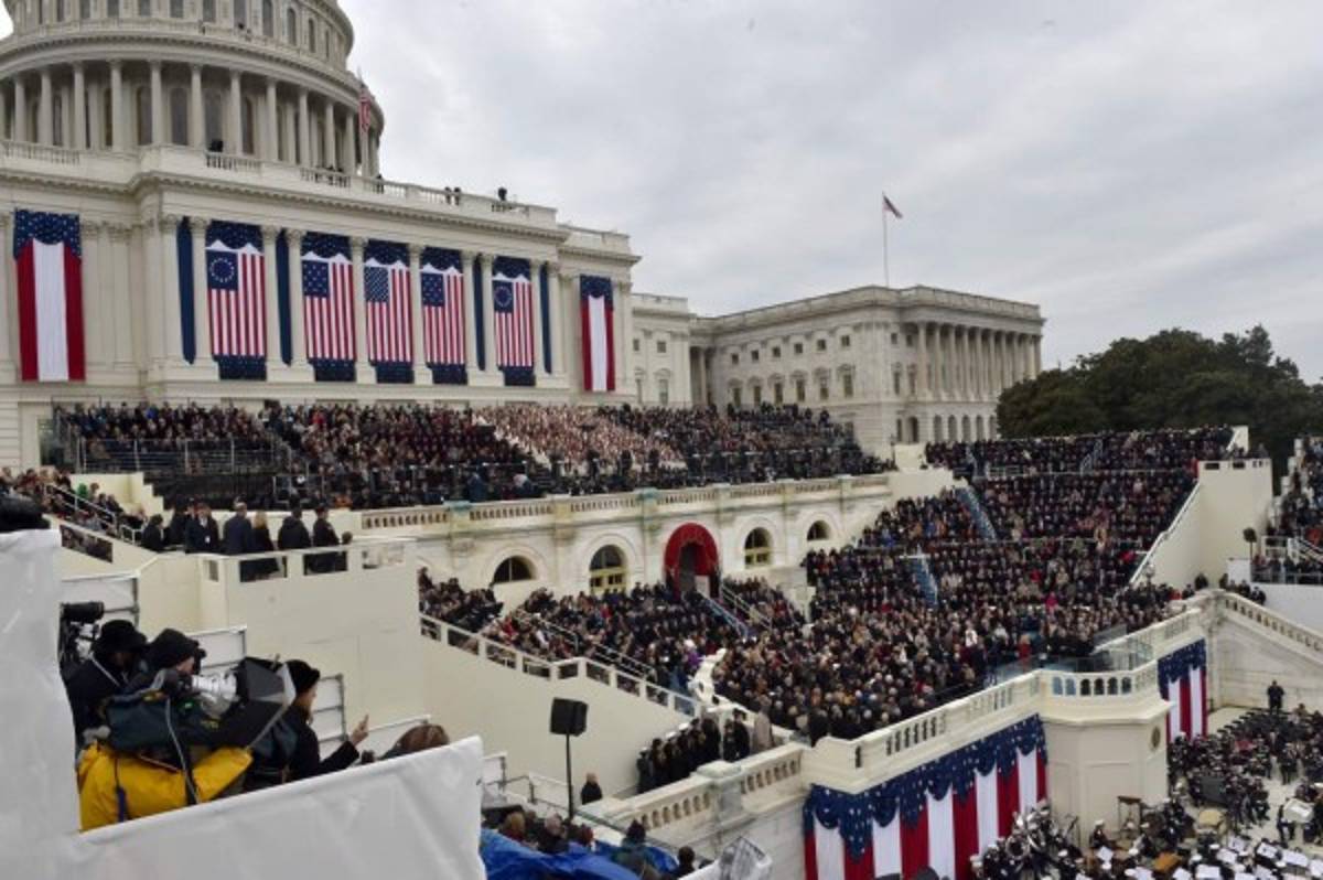 Las mejores fotos del primer día de Donald Trump como presidente de EEUU